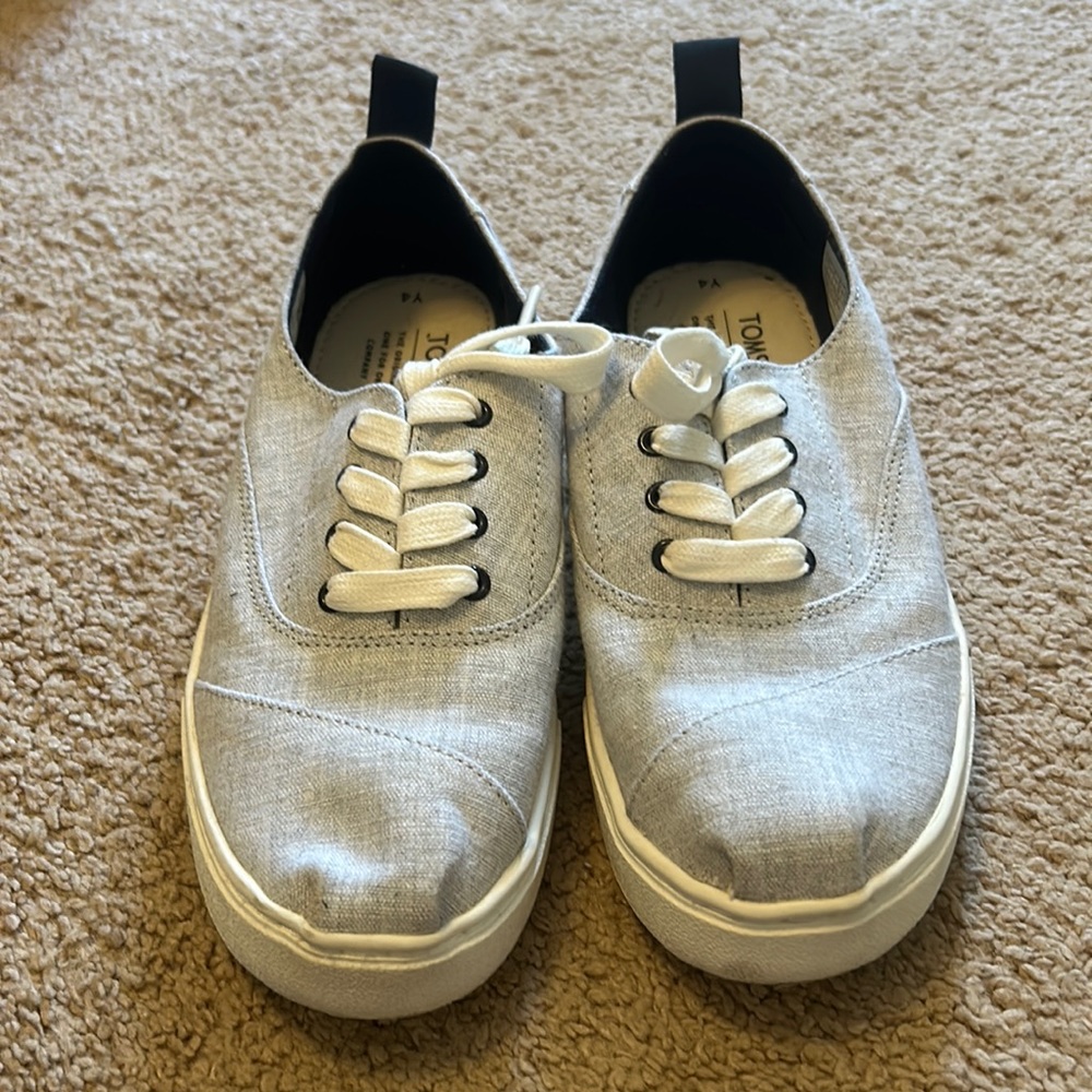 Toms - Youth Cordones Sneaker Y4 - Chambray excellent condition